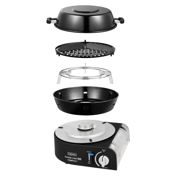 CADAC Safari Chef 30 COMPACT LITE - 100% Mobiler Grill und Kochstelle