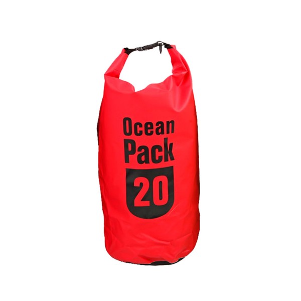 OCEAN PACK 20 Liter rot - wasserfester Beutel