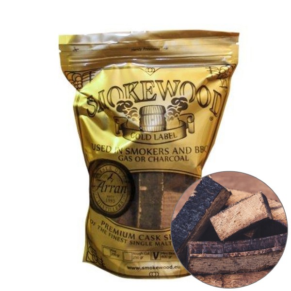 Smokewood Isle of Arran Mini Blocks - Räucherholz aus ausgewählten Bourbonfässer