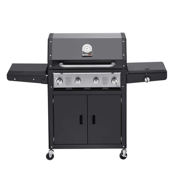 Grandhall Gasgrill Xenon 4 Black - 4 Brenner + Seitenbrenner