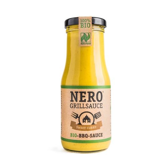 NERO BIO Grillsauce - Sweet Curry - süßlich-würzig mit feiner Fruchtnote - 250 ml
