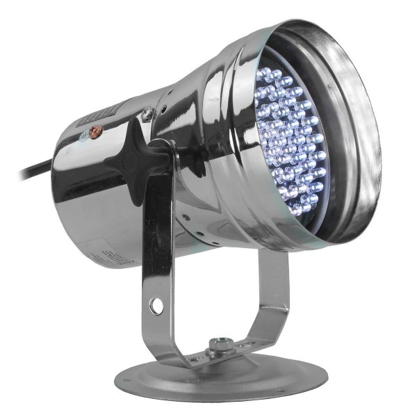 LED Pinspot Punktstrahler mit Halogenlampe silber 6V 30W kaltweiss