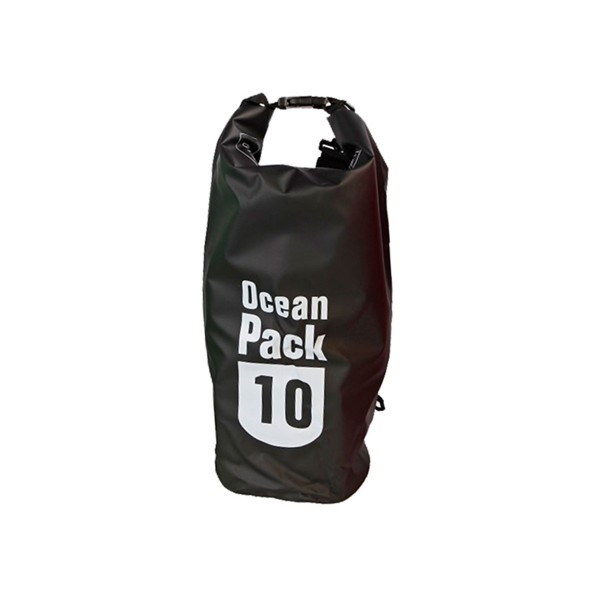 OCEAN PACK 10 Liter schwarz - wasserfester Beutel