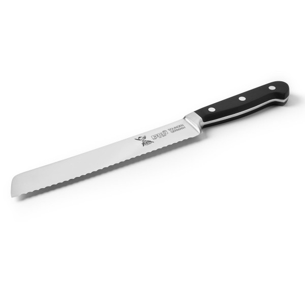 Klaus Grillt Brotmesser 21cm Klinge - 32,5cm Gesamtlänge - Sägeklinge - SOLINGEN