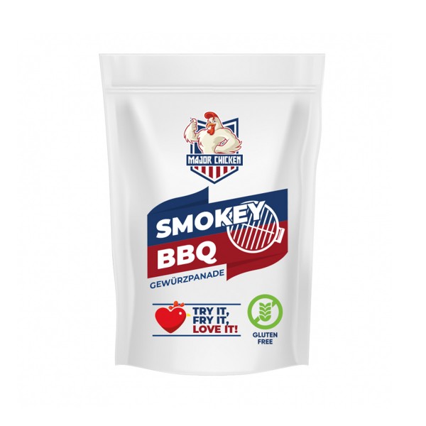 Major-Chicken "SMOKEY BBQ" - Gewürzpanade - 220g Beutel