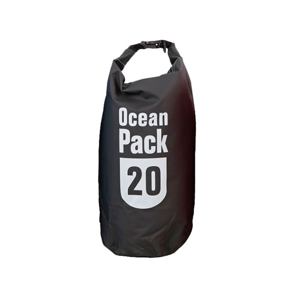 OCEAN PACK 20 Liter schwarz - wasserfester Beutel