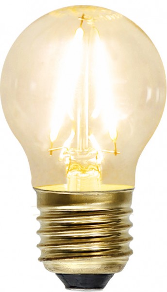 LED Leuchtmittel FILA GLOW - G45 - E27 - 1,5W - warmweiss 2100K - 120lm - klar