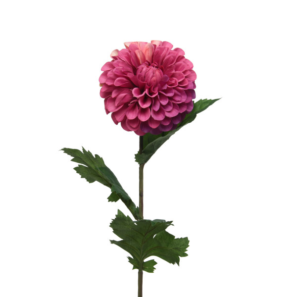 Dahlie - Stielblume - Kunstblume - H: 75cm - rot