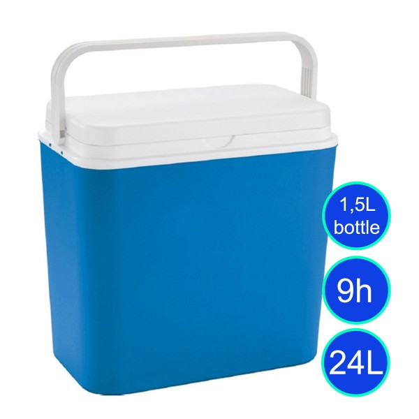 Kühlbox 24 Liter - bis 9h kalte Getränke - 39x24x39cm - 1,6kg