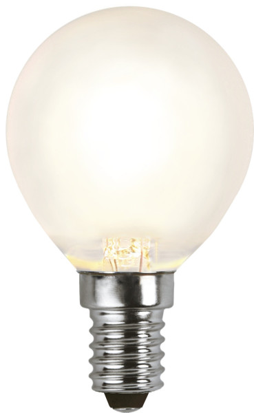 LED Tropfenlampe FILA P45 - E27 - 4W - WW 2700K - 350lm - gefrostet - dimmbar