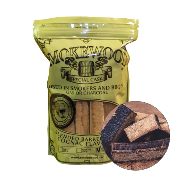 Smokewood Cognac Mini Blocks - Räucherholz aus ausgewählten Cognacfässer