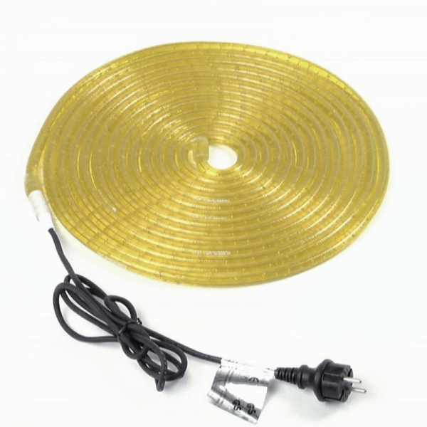 RUBBERLIGHT Lichtschlauch - Outdoor - RL1 - 324 Lampen - 9,00m - anschlussfertig - gelb