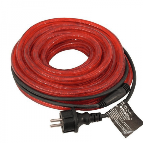 RUBBERLIGHT Lichtschlauch - Outdoor - RL1 - 324 Lampen - 9,00m - anschlussfertig - rot