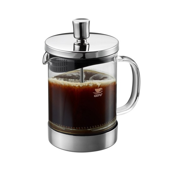 Kaffeebereiter DIEGO - French Press System - 600ml - Glas/Edelstahl