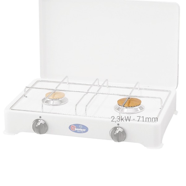 PARKER Brennerdeckelauflage für Gaskocher (für Hauptbrenner 2,3kW) - 71mm - Messing