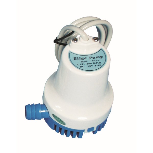 LILIE Bilgenpumpe - Süß- und Salzwasser - 25l/min - 0,5bar max - 12V 4A - 0,5kg