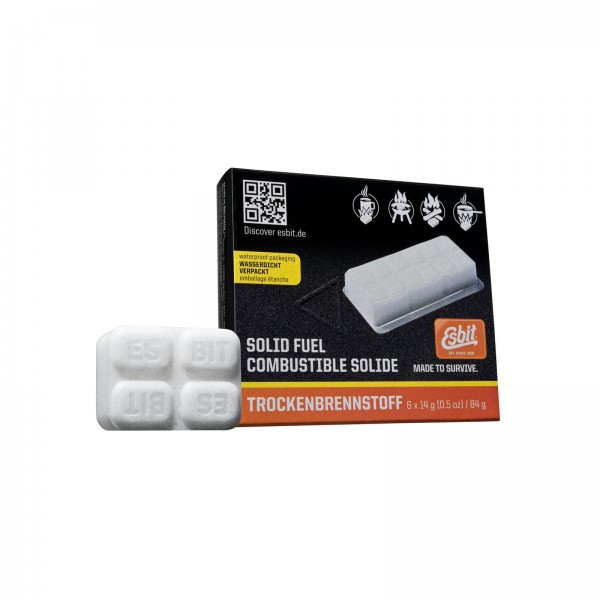 ESBIT Trockenbrennstofftabletten 6x14g - solid fuel - wasserfest verpackt