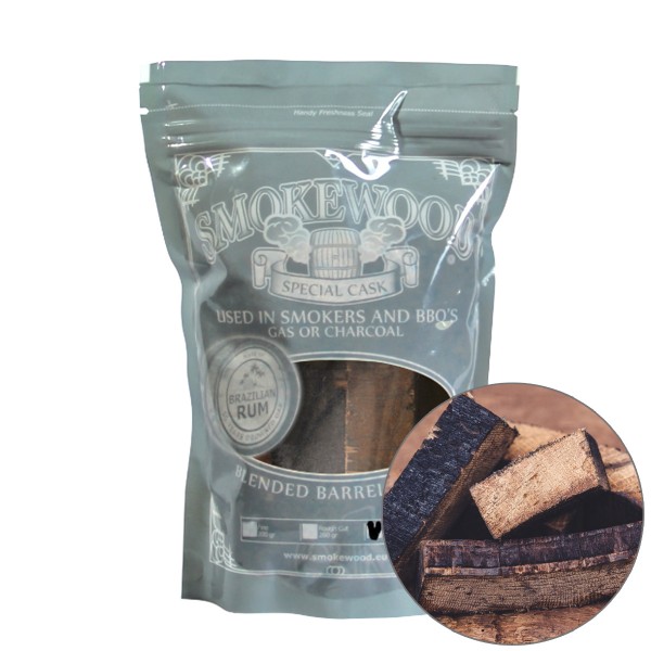 Smokewood Brazilian Rum Mini Blocks - Räucherholz aus alten Rumfässern
