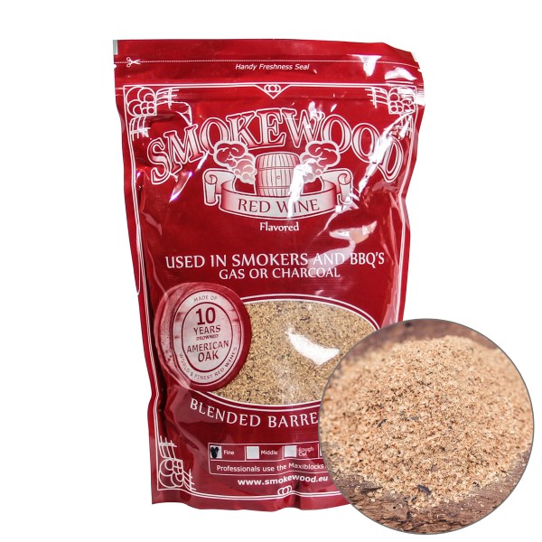 Smokewood Rotwein Fine - Räucher-Mehl aus alten Weinfässern