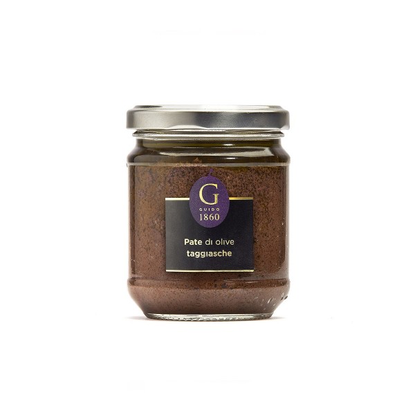 GUIDO1860 - Paste aus Taggiasche Oliven - Premium Öl - 180g Glas