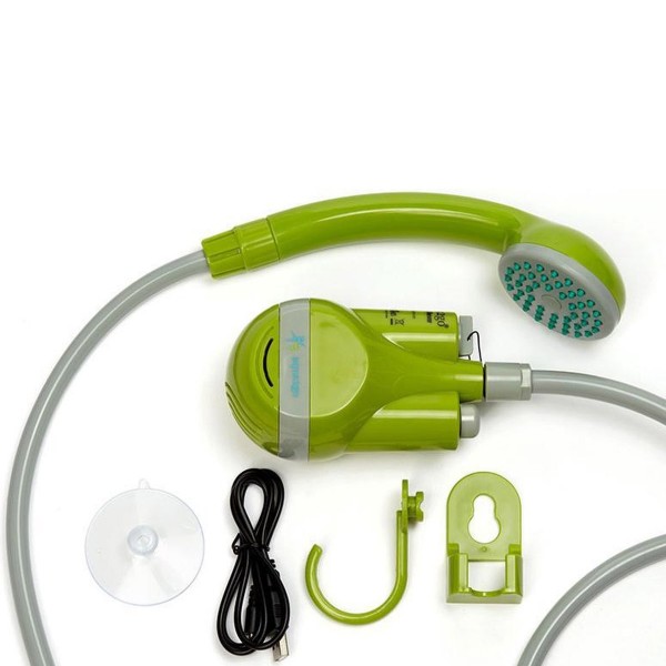 Outdoor Dusche Akkubetrieb - mit USB Kabel wiederaufladbar - Tauchpumpe 4 Liter/Minute