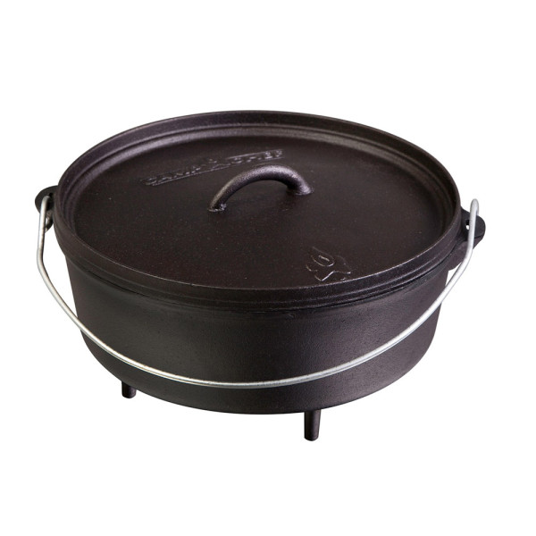 Camp Chef Classic Dutch Oven Topf 12" (30cm) - Feuertopf aus Gusseisen - mit Füßen