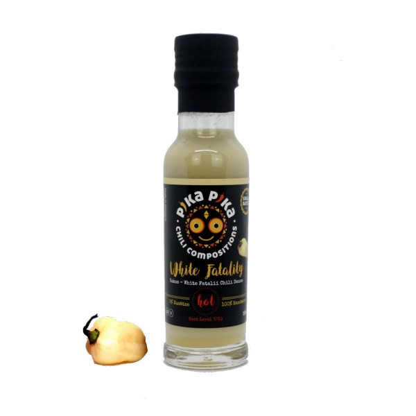 Pika Pika - 'White Fatality' Chilisauce - Schärfe 7/10 - Kokos Chili Sauce