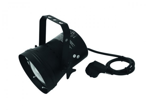 Eurolite PAR-36 Scheinwerfer - mit Netzkabel und Leuchtmittel - Schwarz