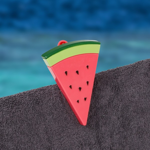 Strandtuchklammer Wassermelone - H: 12cm - 4er Set