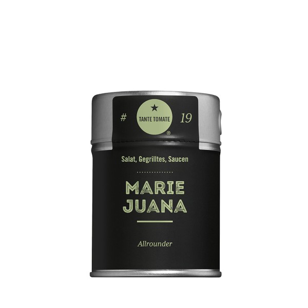 MarieJuana - Gewürzzubereitung - Für Salat, Gegrilltes und Saucen - 45g Streuer