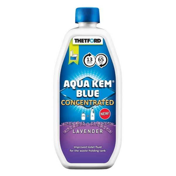 THETFORD Aqua Kem Blue Konzentrat Lavendel - Sanitärzusatz - 780ml - Reduziert Gasentwicklung