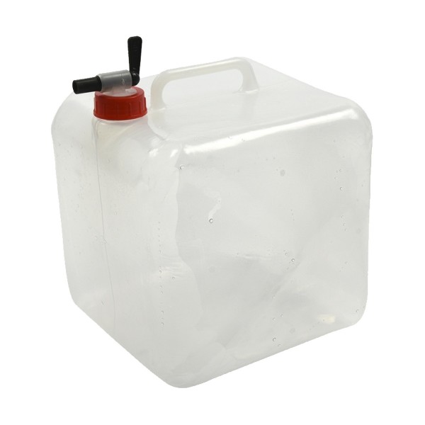 Faltkanister 10 Liter - Wasserkanister mit Auslaufhahn und Griff