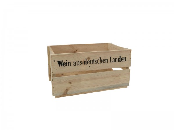Weinkiste natur - Lagerkiste - Holzkiste - Auch als Sitzmöbel verwendbar